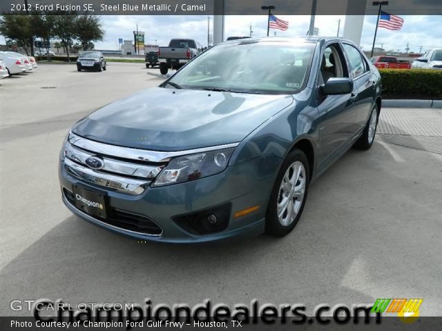 2012 Ford Fusion SE in Steel Blue Metallic