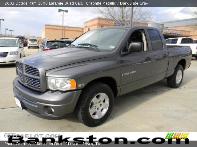 2003 Dodge Ram 1500 Laramie Quad Cab in Graphite Metallic