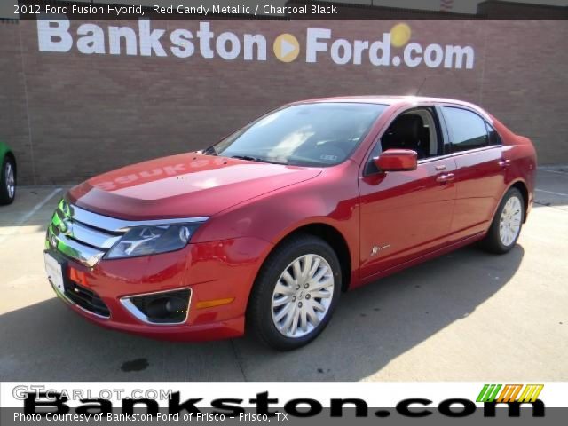 2012 Ford Fusion Hybrid in Red Candy Metallic