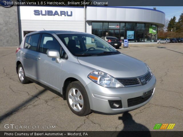 2008 Nissan Versa 1.8 S Hatchback in Brilliant Silver
