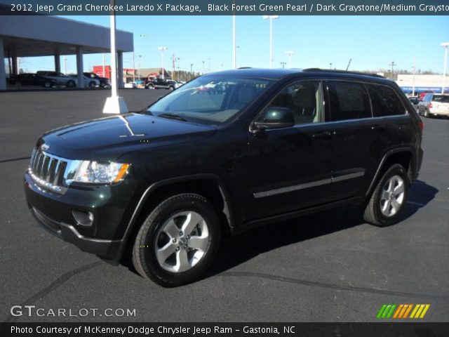 2012 Jeep Grand Cherokee Laredo X Package in Black Forest Green Pearl