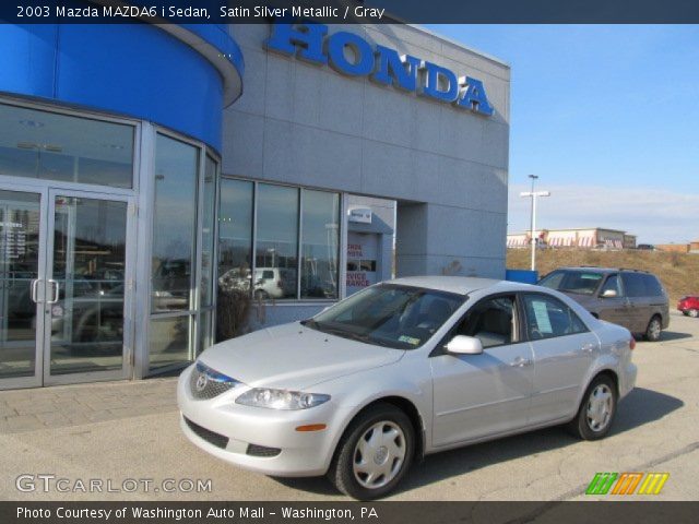 2003 Mazda MAZDA6 i Sedan in Satin Silver Metallic