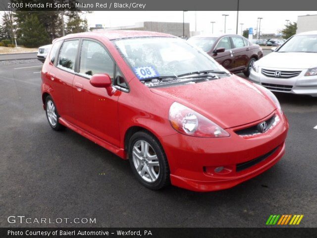 2008 Honda Fit Sport in Milano Red