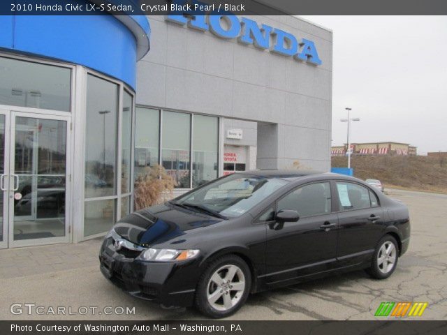 2010 Honda Civic LX-S Sedan in Crystal Black Pearl