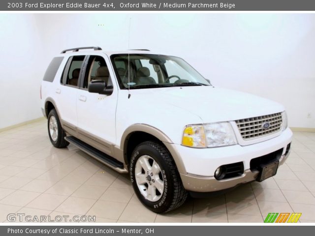 2003 Ford Explorer Eddie Bauer 4x4 in Oxford White