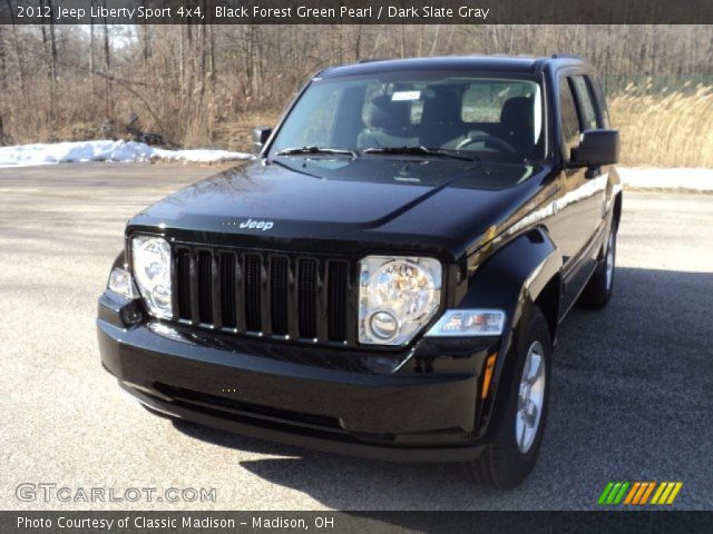 2012 Jeep Liberty Sport 4x4 in Black Forest Green Pearl