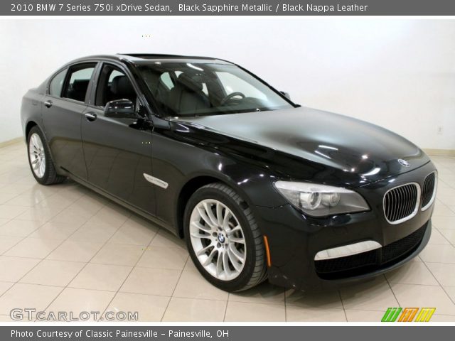 2010 BMW 7 Series 750i xDrive Sedan in Black Sapphire Metallic