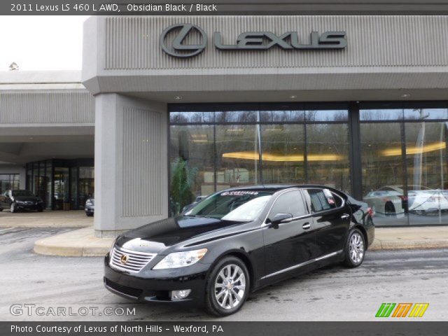 2011 Lexus LS 460 L AWD in Obsidian Black