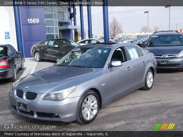 2005 BMW 5 Series 545i Sedan in Silver Grey Metallic