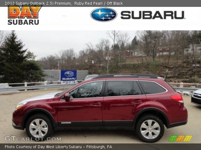 2012 Subaru Outback 2.5i Premium in Ruby Red Pearl
