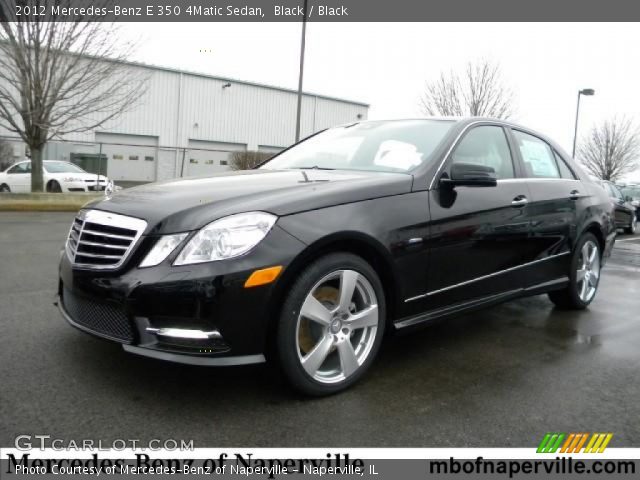 2012 Mercedes-Benz E 350 4Matic Sedan in Black