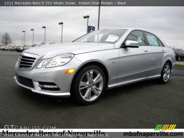 2012 Mercedes-Benz E 350 4Matic Sedan in Iridium Silver Metallic