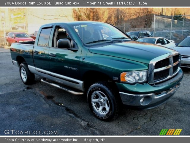 2004 Dodge Ram 1500 SLT Quad Cab 4x4 in Timberline Green Pearl Coat