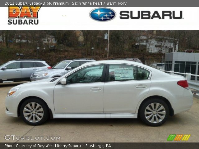 2012 Subaru Legacy 3.6R Premium in Satin White Pearl