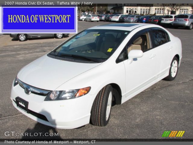 2007 Honda Civic EX Sedan in Taffeta White