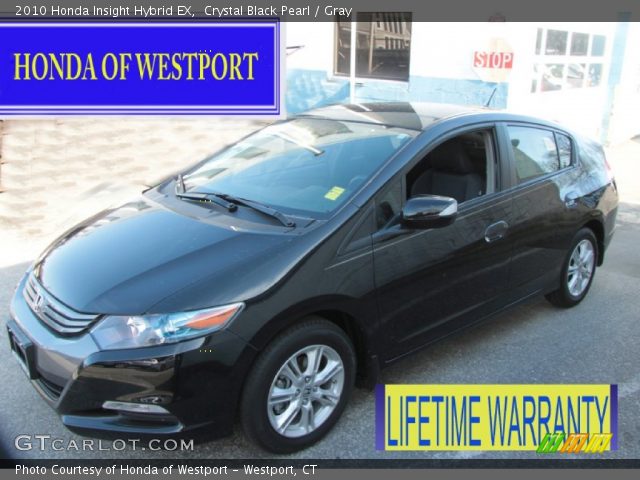 2010 Honda Insight Hybrid EX in Crystal Black Pearl