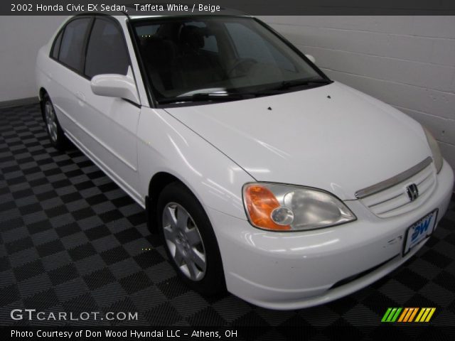 2002 Honda Civic EX Sedan in Taffeta White