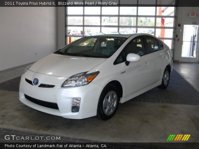 2011 Toyota Prius Hybrid II in Blizzard White Pearl