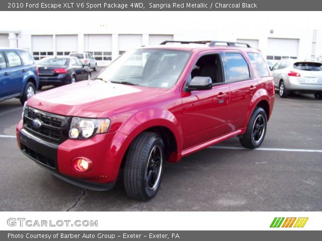 2010 Ford Escape XLT V6 Sport Package 4WD in Sangria Red Metallic