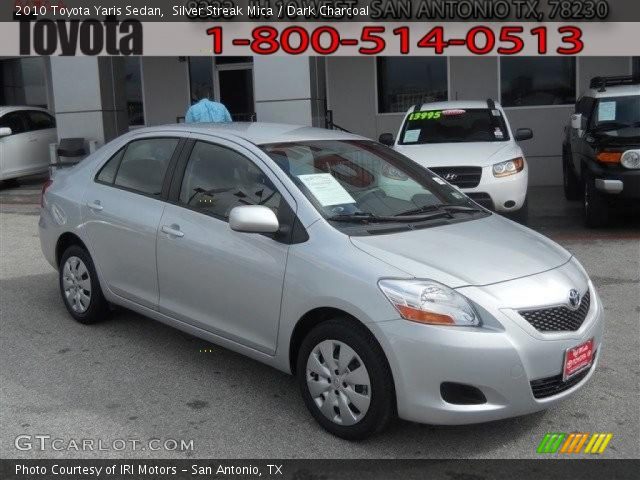 2010 Toyota Yaris Sedan in Silver Streak Mica