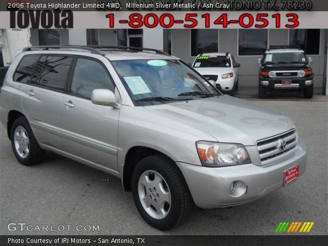 2006 Toyota Highlander Limited 4WD in Millenium Silver Metallic