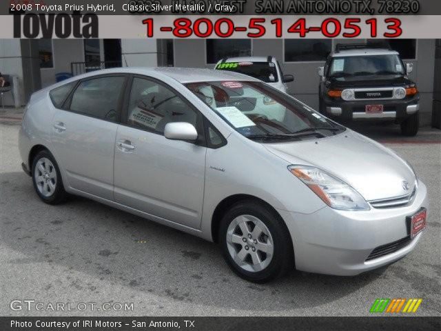 2008 Toyota Prius Hybrid in Classic Silver Metallic
