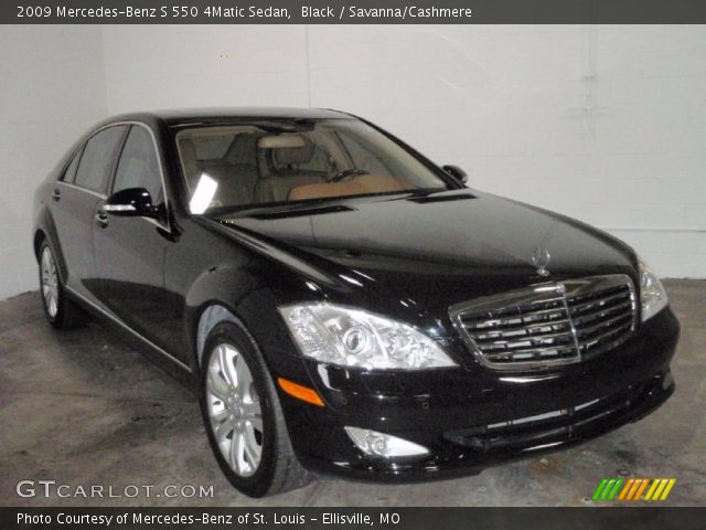 2009 Mercedes-Benz S 550 4Matic Sedan in Black