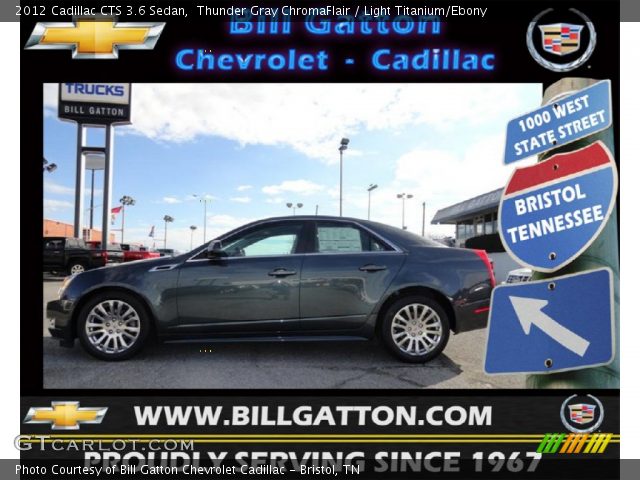 2012 Cadillac CTS 3.6 Sedan in Thunder Gray ChromaFlair