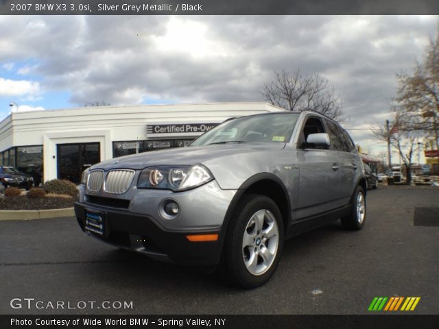 2007 BMW X3 3.0si in Silver Grey Metallic