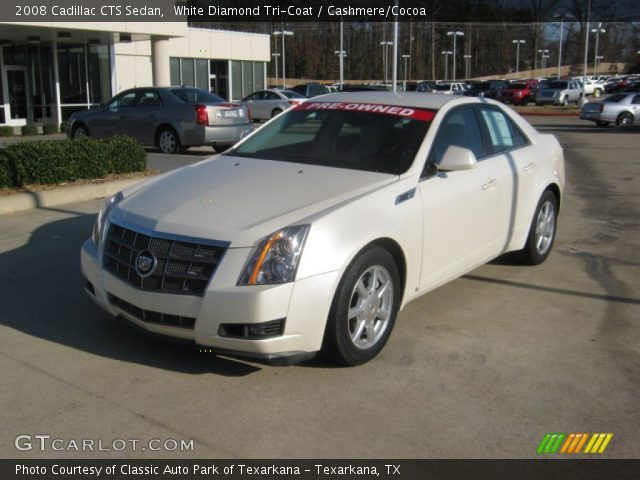 2008 Cadillac CTS Sedan in White Diamond Tri-Coat