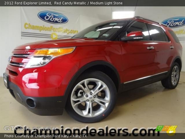 2012 Ford Explorer Limited in Red Candy Metallic