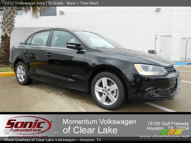 2012 Volkswagen Jetta TDI Sedan in Black
