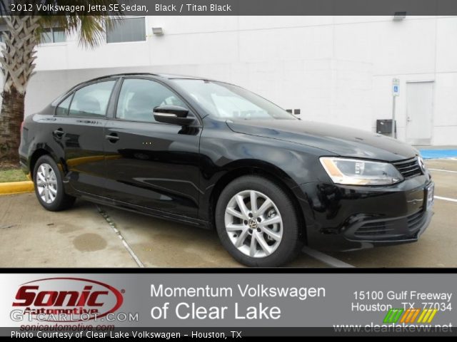 2012 Volkswagen Jetta SE Sedan in Black