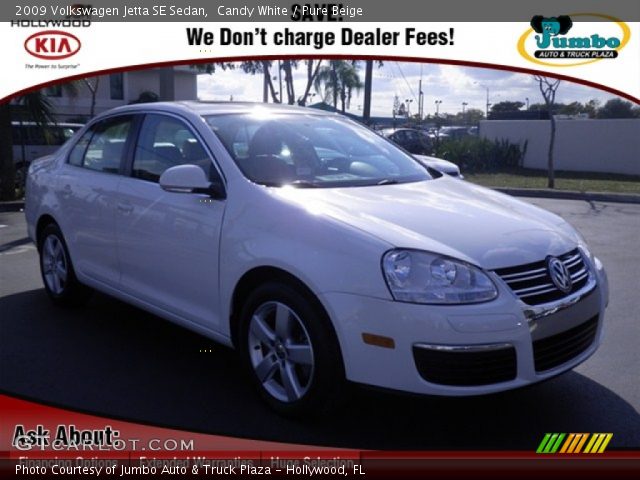 2009 Volkswagen Jetta SE Sedan in Candy White