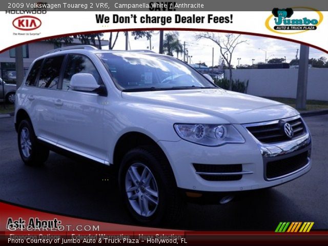 2009 Volkswagen Touareg 2 VR6 in Campanella White