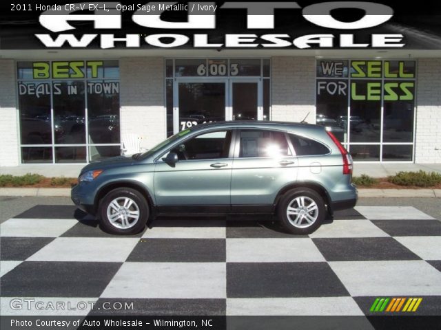 2011 Honda CR-V EX-L in Opal Sage Metallic