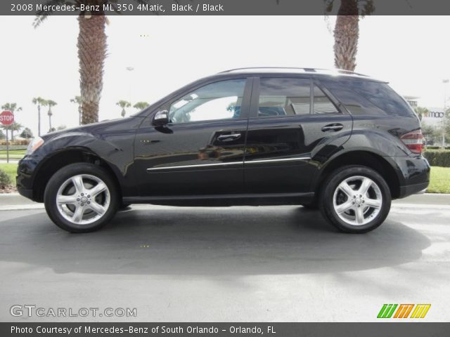 2008 Mercedes-Benz ML 350 4Matic in Black