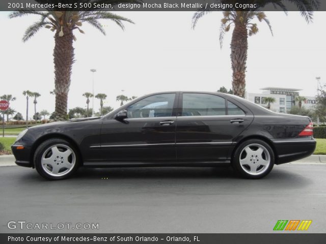 2001 Mercedes-Benz S 500 Sedan in designo Mocha Black Metallic