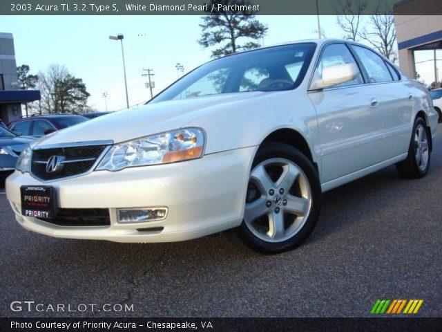 2003 Acura TL 3.2 Type S in White Diamond Pearl