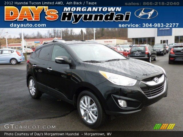 2012 Hyundai Tucson Limited AWD in Ash Black