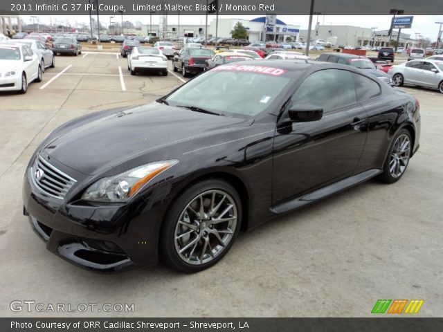 2011 Infiniti G 37 IPL Coupe in Limited Malbec Black