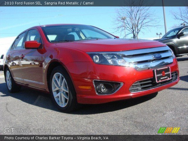 2010 Ford Fusion SEL in Sangria Red Metallic