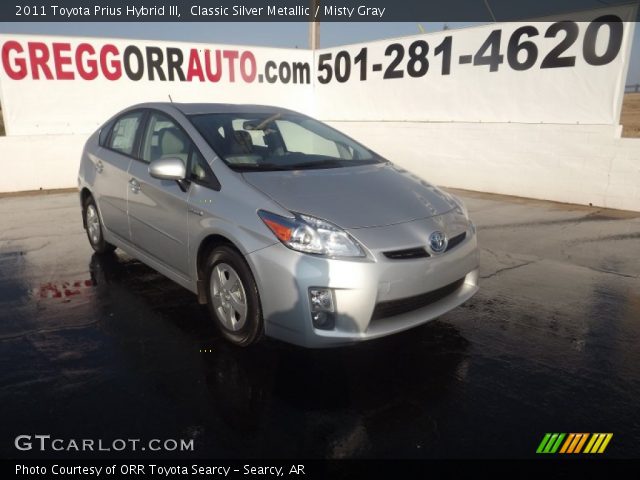 2011 Toyota Prius Hybrid III in Classic Silver Metallic