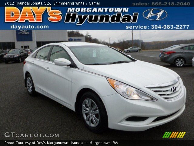 2012 Hyundai Sonata GLS in Shimmering White