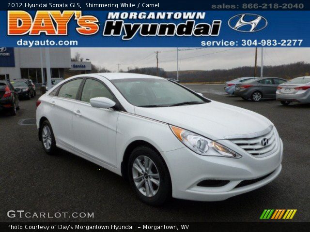 2012 Hyundai Sonata GLS in Shimmering White
