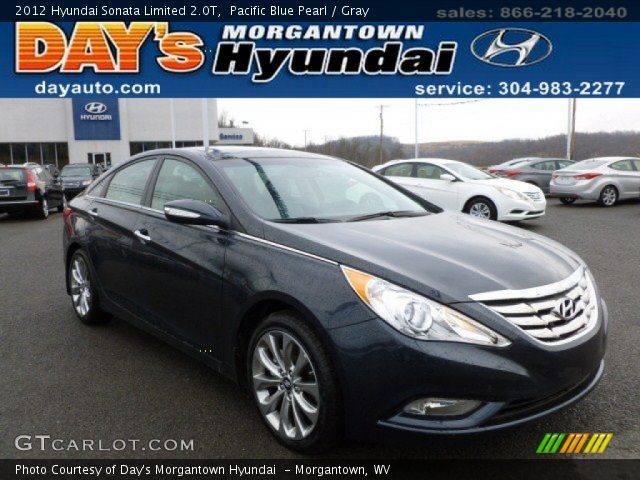 2012 Hyundai Sonata Limited 2.0T in Pacific Blue Pearl