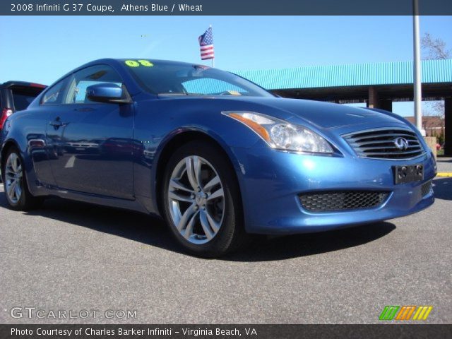 2008 Infiniti G 37 Coupe in Athens Blue