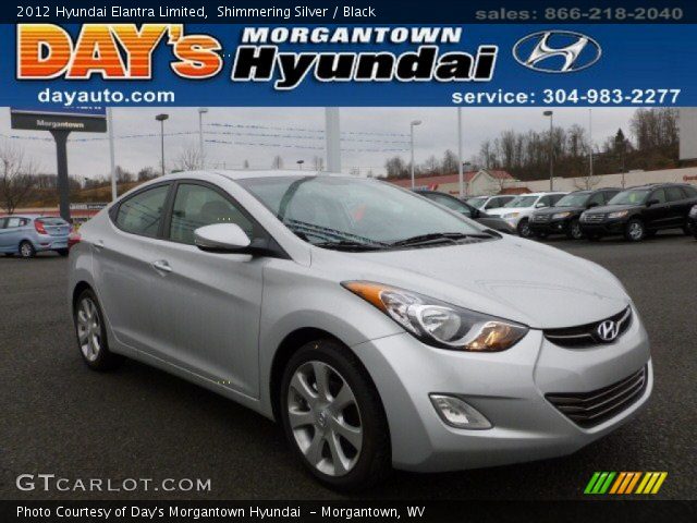 2012 Hyundai Elantra Limited in Shimmering Silver