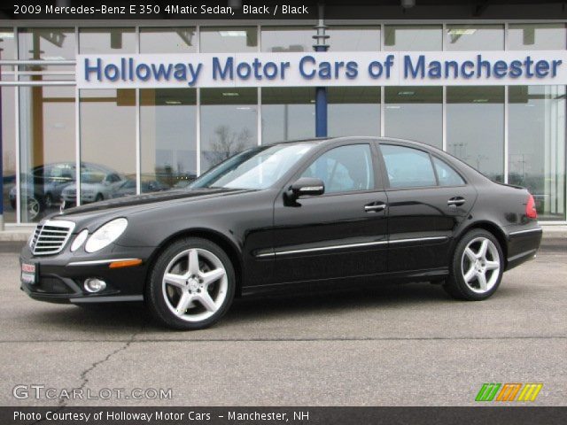 2009 Mercedes-Benz E 350 4Matic Sedan in Black
