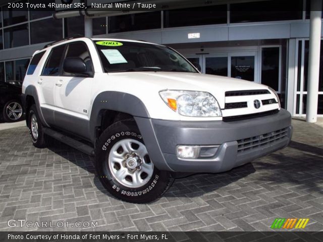 2003 Toyota 4Runner SR5 in Natural White